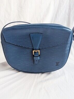 Louis Vuitton Jeune Fille PM Epi Blue Leather Crossbody Bag